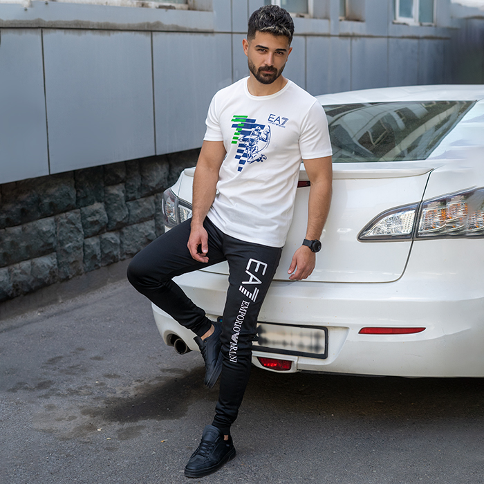 ست تیشرت شلوار EA7 مردانه مدل Zarin