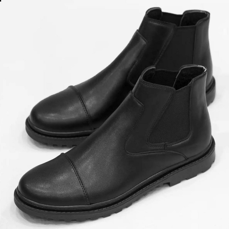 نیم بوت مردانه بغل کش مدل smith-مشکی