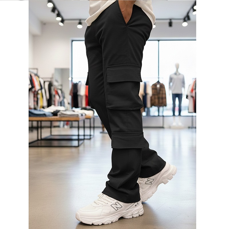 شلوار بنگال کارگو مردانه مدل HAMED-مشکی