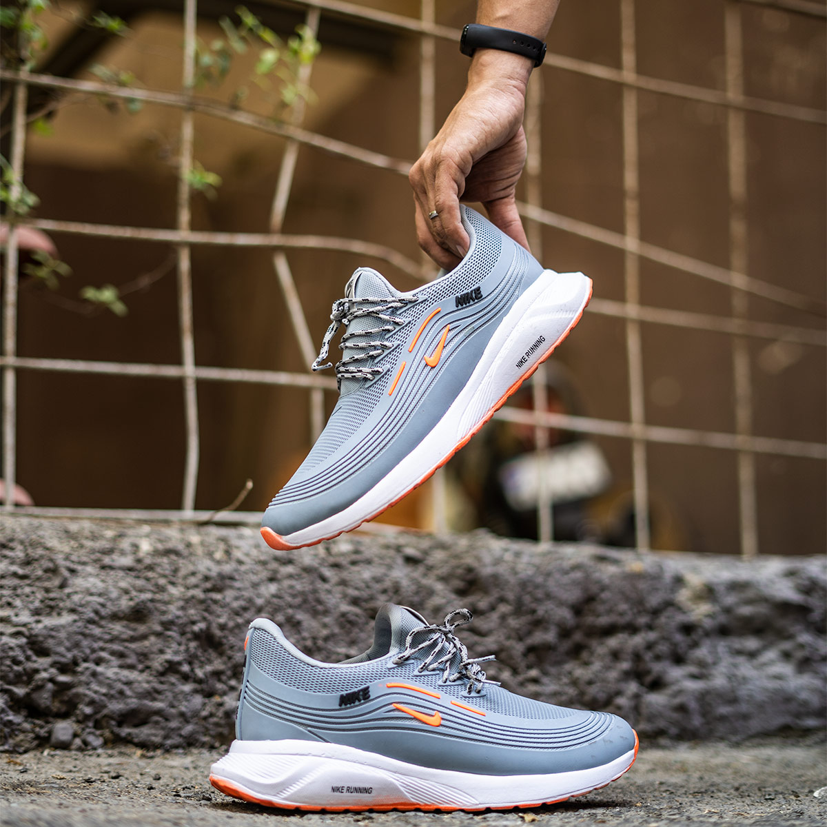 کفش ورزشی Nike مردانه طوسی مدل Viliam