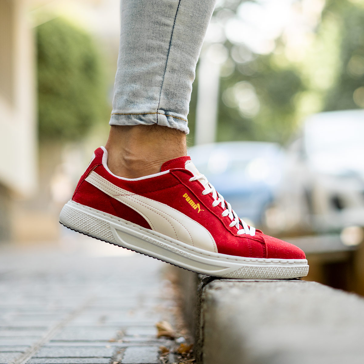 کفش ورزشی Puma مردانه قرمز مدلBrody