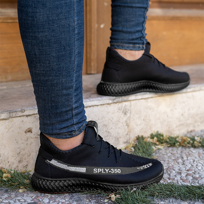 کفش ورزشی SPLY350 مشکی زیره مشکی مردانه مدلYogi