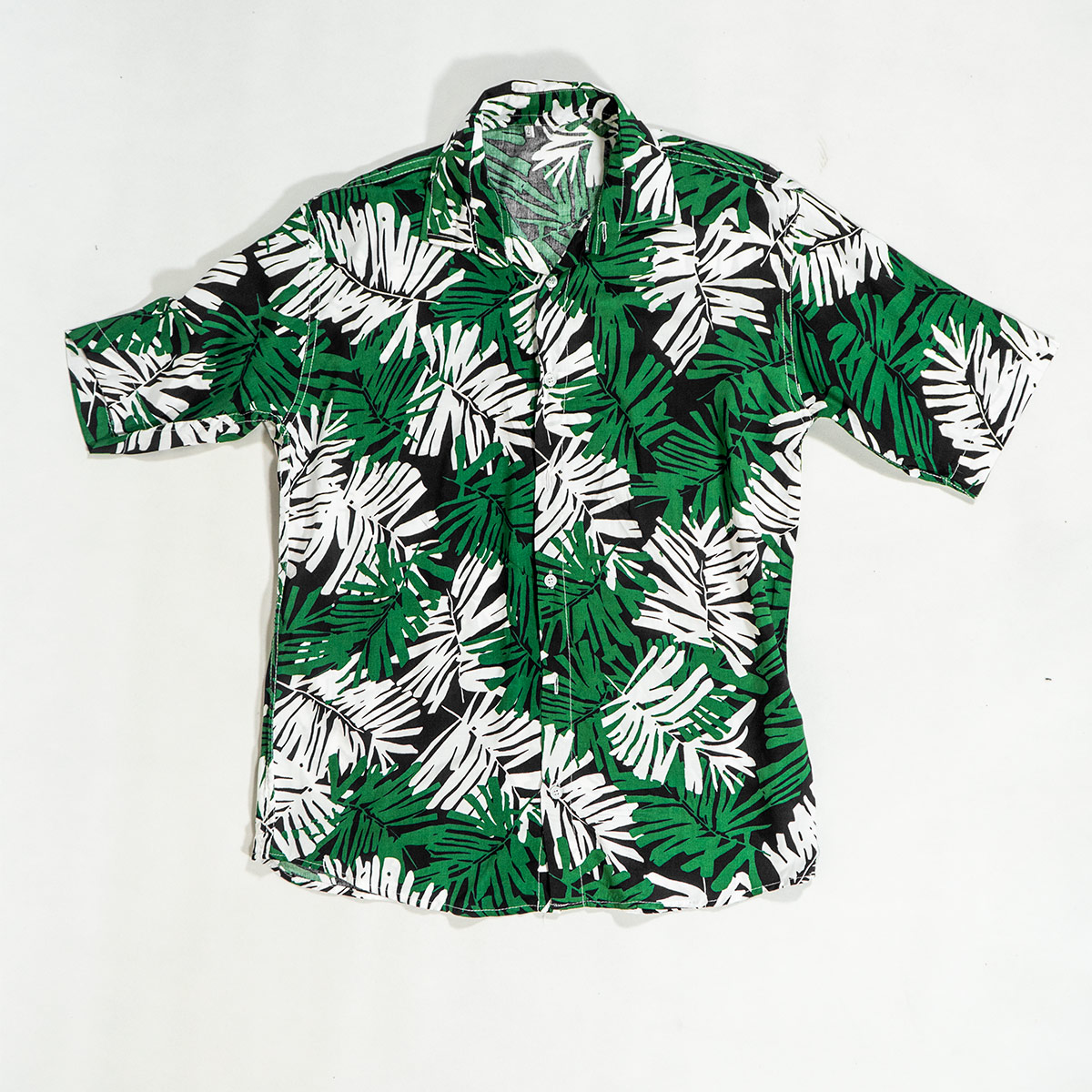 پیراهن هاوایی سبز مردانه(T) مدل Hogo