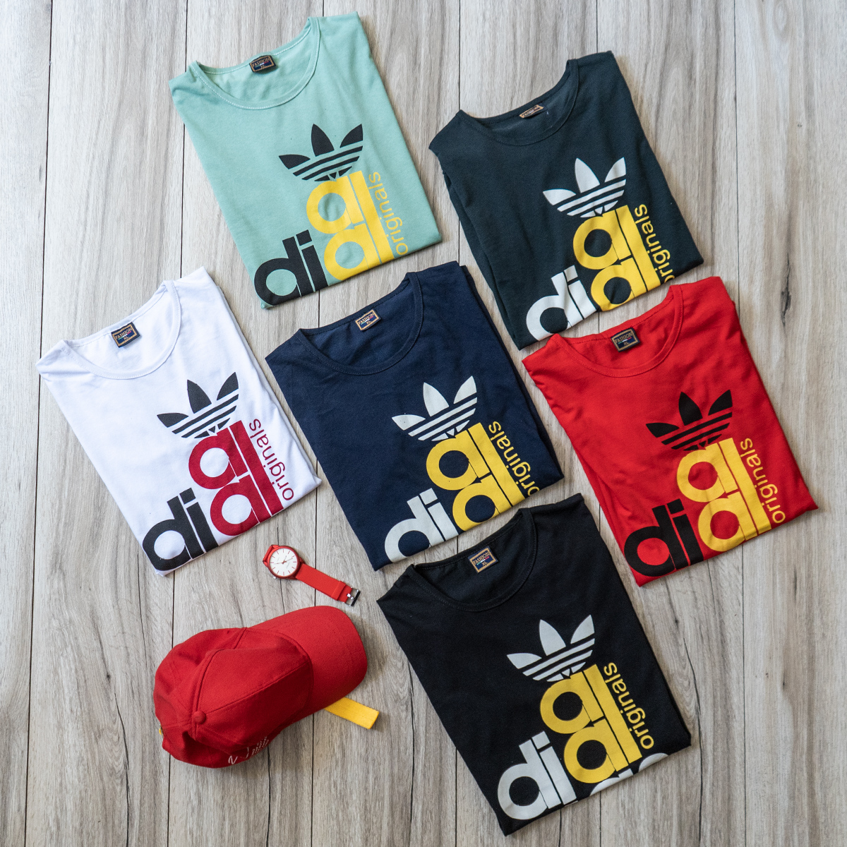 تیشرت Adidas مردانه سبزکمرنگ مدل devan(T)