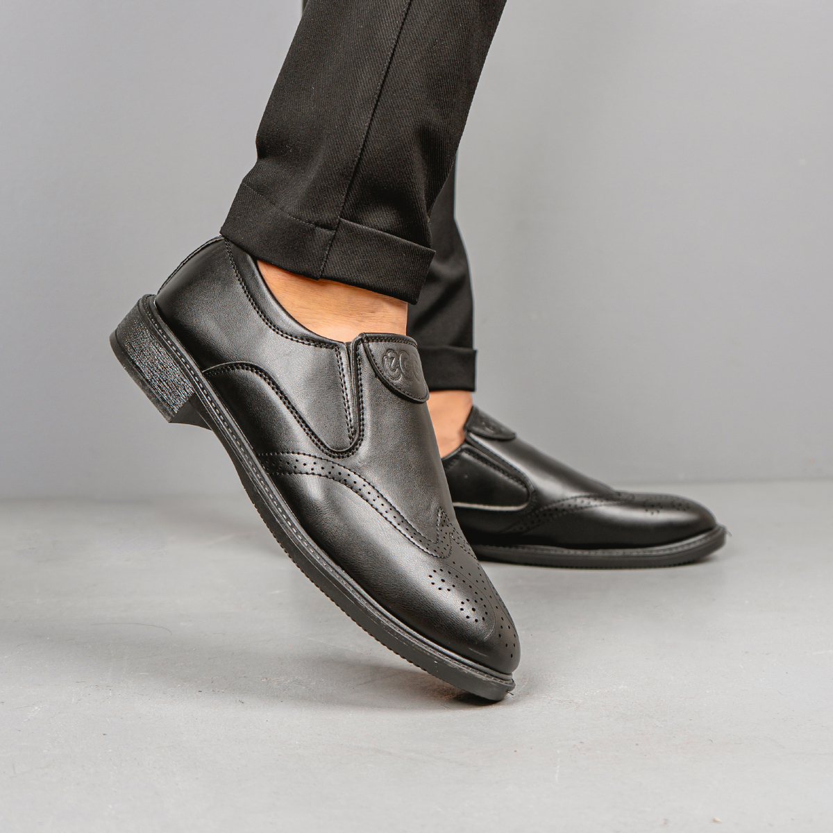 کفش رسمی مردانه مشکی مدل Woria